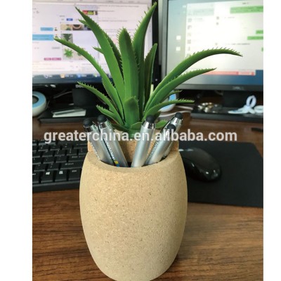 Cork Pineapple pen holder