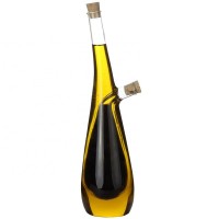 New style decorative olive oil and vinegar glass bottle from china factory customized